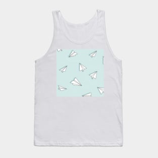 Paper aeroplane pattern Tank Top